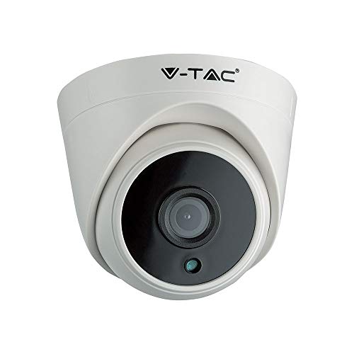 V-TAC Videoüberwachungskamera für die Decke mit BNC-Videokabel für DVR IP20 AHD CVI TVI CVBS 1080P SKU-8474