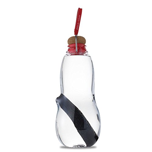 Black+Blum EAU GOOD Filter Wasserflasche, rot