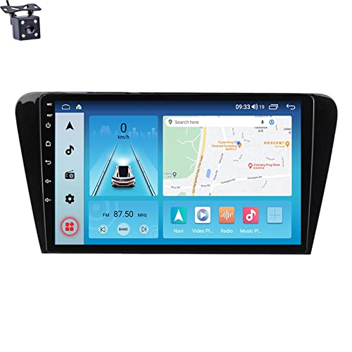 Android 12 Autoradio Double Din für Skoda Octavia 3 A7 2013-2018 10/10.36-Zoll Touchscreen unterstützt GPS Navigation FM RDS Radio Carplay Android Auto BT 5.1 Lenkradsteuerung (Size : M300S)