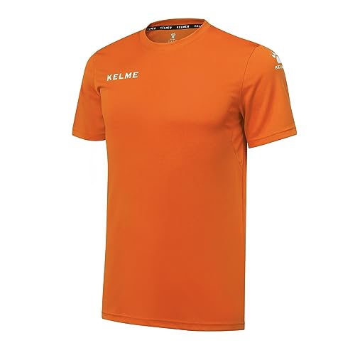 KELME Kinder T-Shirt 78190 XXL Orange/Weiß