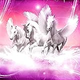 Consalnet Fototapete "Weißer Pegasus", Motiv