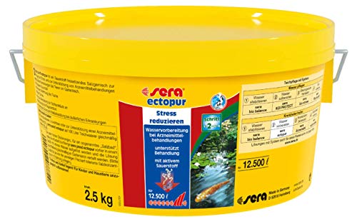 sera 07772 pond ectopur 2,5 kg - Erleichterung bei Krankheit und Stress