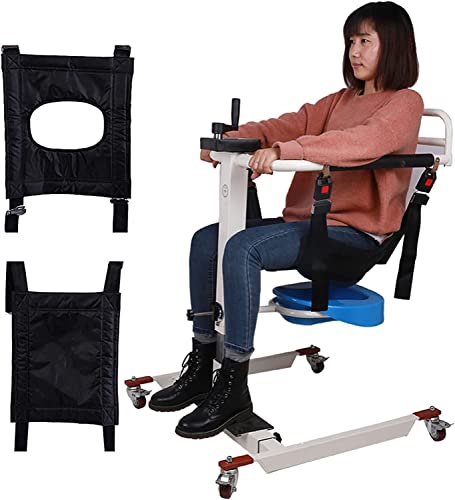 XXZY Transferlift Tragbarer Patientenlifter mit Rädern, geeignet für die Unterstützung von Transferstühlen im Badezimmer von älteren Menschen