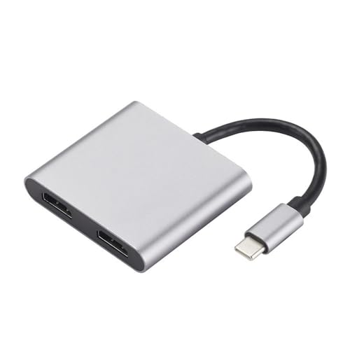 Q-BAIHE TYPEC zu HDMI + HDMI Kabel Konverter für Samsung Huawei iPad Mac NS Typ C auf HDMI 4K USB 3.0 Adapterkabel