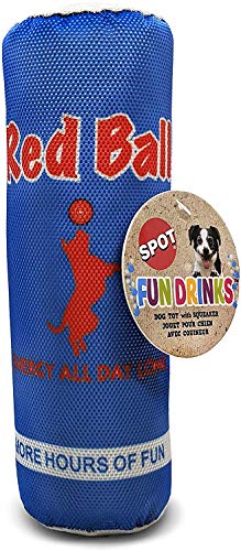 SPOT Fun Food Hundespielzeug aus weichem Plüsch, mit Quietscher, Rot