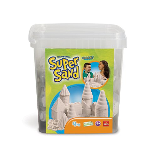 Goliath 83231 | Super-Sand Eimer groß | magischer Super Sand für Sandburgen im Kinderzimmer| kreative Sandbauwerke | faszinierender Spielsand für Klein und Groß | ab 4 Jahren