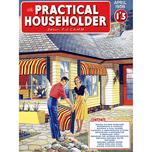 Wee Blue Coo Zeitschriftenhülle Praktischer Haushalter Familienmarkise Zuhause USA Leinwanddruck