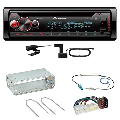 Pioneer DEH-S720DAB Autoradio WAV WMA FLAC USB CD MP3 Bluetooth DAB+ Digitalradio Einbauset kompatibel mit Mercedes Citan W415