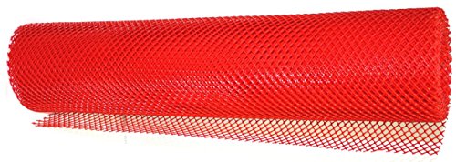 Gläserabtropfmatte auf Rolle 5 x 0,6 m rot - flexibel zuschneidbar