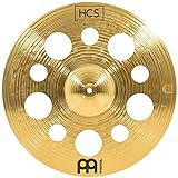Meinl Cymbals HCS Trash Crash — 18 Zoll (Video) Schlagzeug Becken mit Löchern (45,72cm) Messing, Traditionelles Finish (HCS18TRC)