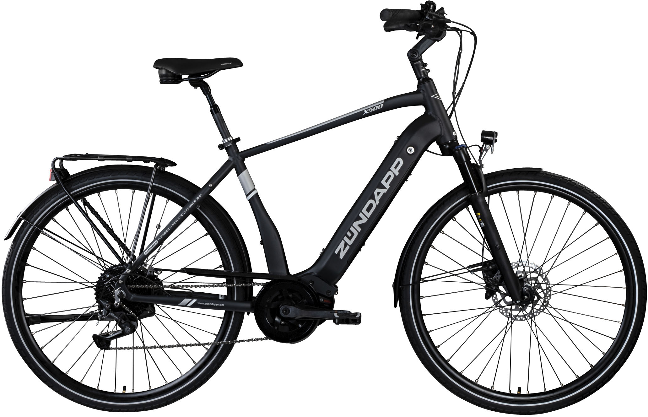 Zündapp E-Bike "X500", 11 Gang, Shimano, Deore, Mittelmotor 250 W