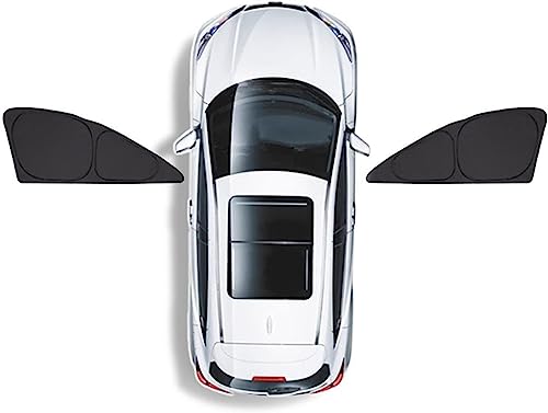 Auto Seitenfenster Sonnenschutz für VW Golf 7 2013-2020, Vorne Hinten Seitenscheibe Wärmeisoliert UV Schutz PrivatsphäRe Schutz Sonnenblende ZubehöR,C/2Pcs(Front)