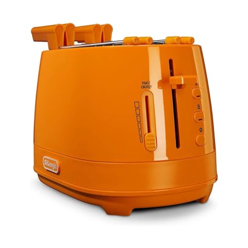 De Longhi CTLAP2203 Toaster mit 550 Watt Zange Arancio