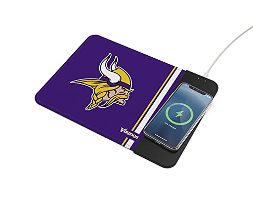 SOAR NFL Wireless Charging Mouse Pad, Minnesota Vikings