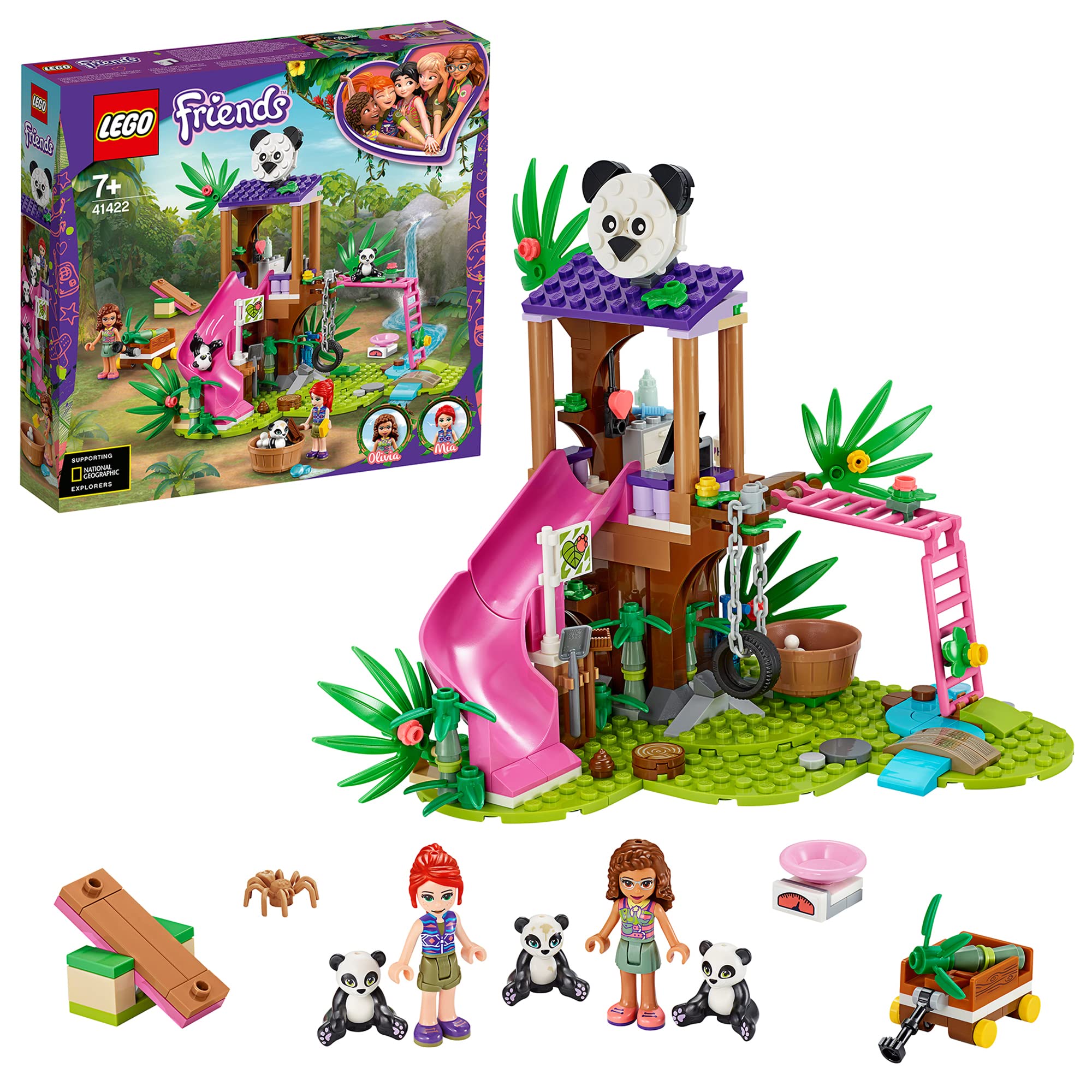 LEGO 41422 Friends Panda-Rettungsstation