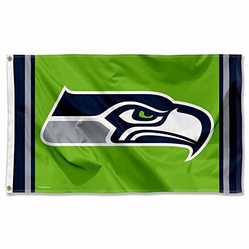 WinCraft Seattle Seahawks Green Flag and Banner