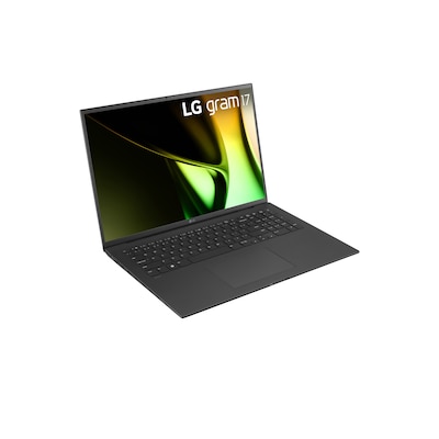 2024 LG Gram 17 Zoll Notebook - 1350g Intel Core Ultra7 Laptop (16GB RAM, 512GB Dual SSD, 21,5h Akkulaufzeit, IPS Panel Anti-Glare Display, Win 11 Home) - Schwarz