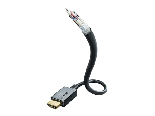 Inakustik Anschluss-/Verbindungskabel, a) von 1x HDMI-Stecker, b) auf 1x HDMI-Stecker, 2 Meter, drei (00324620)