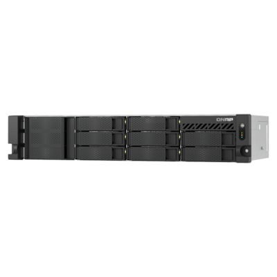 QNAP TS-855eU - NAS-Server - 8 Schächte - Rack - einbaufähig - SATA 6Gb/s - RAID 0, 1, 5, 6, 10, 50, 60, RAID TP, TM - RAM 8 GB - Gigabit Ethernet / 2.5 Gigabit Ethernet - iSCSI Support - 2U