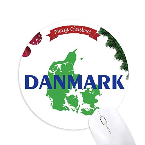 Fairy Tales Europäische Karten Dänemark Rund-Gummi-Maus Pad Weihnachtsbaum Mat