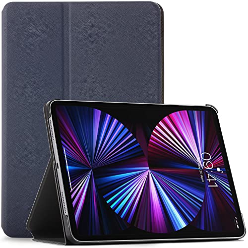 Forefront Cases Hülle für iPad Pro 11 2021 - Schutz Apple iPad Pro 11 Hülle Stand - Marineblau - Dünn & Leicht, Smart Auto Schlaf/Wach, iPad Pro 11 Zoll 2021 (3. Generation) Hülle, Tasche