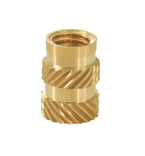 Aqxycvb Mellow Brass Hot Melt Inset Nuts Heizform Kupfergewinde 3D-Druckerteile SL-Typ Double Twill Rändeleinspritzung (Color : M5, Size : 1000PCS)