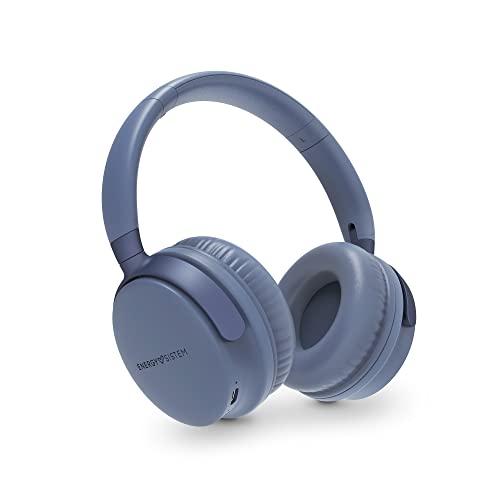 Energy Sistem Headphones Bluetooth Style 3 Denim Stone Kabellose Kopfhörer (Bluetooth® 5.1, Deep Bass, HQ Voice Calls, Lange Batterielebensdauer: 25 Stunden), Blau