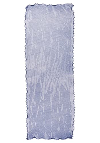 Vera Mont Damen Basic-Schal mit Lurexfaden Dark Blue/Silver,ACC