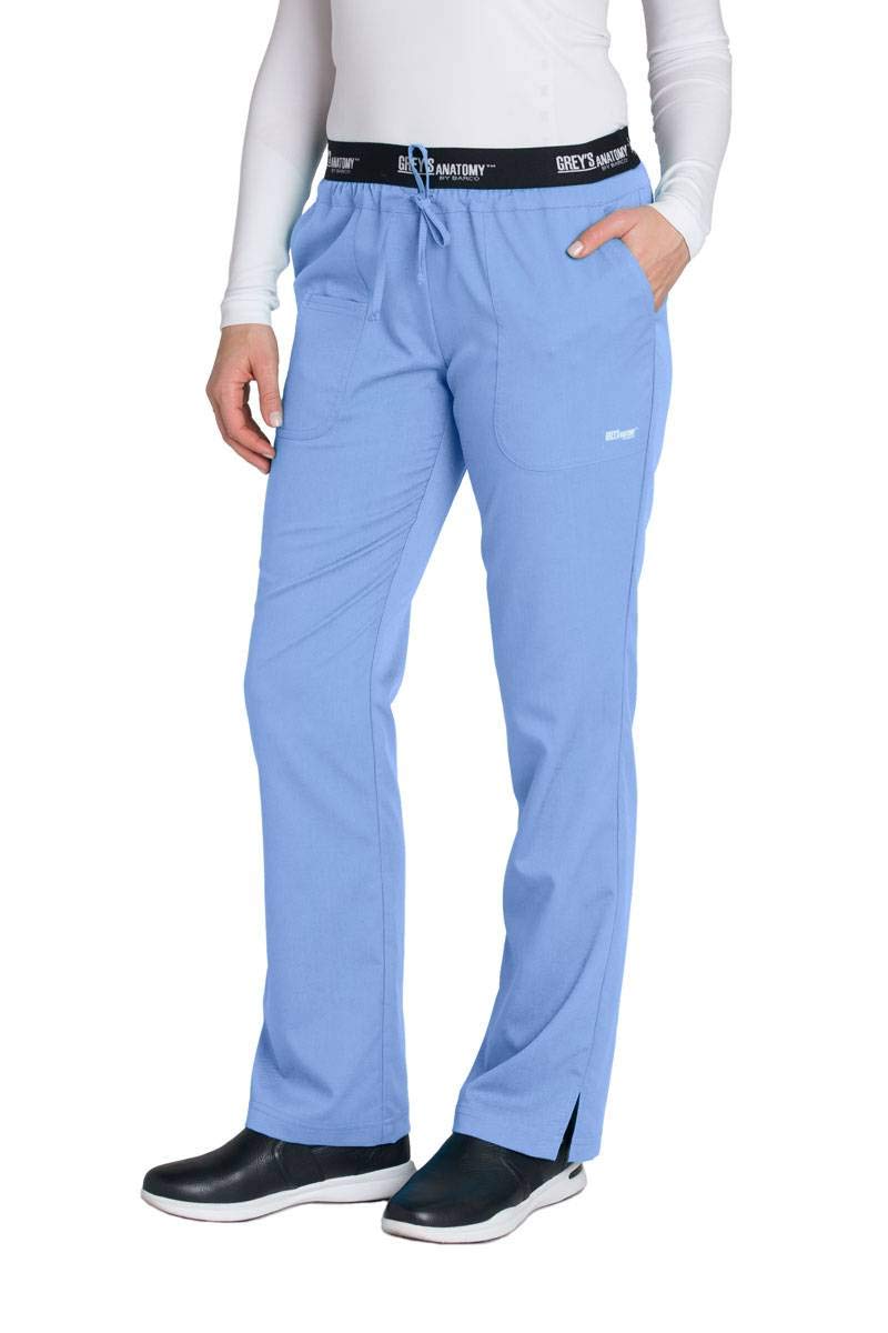 Grey's Anatomy Active 4275 Drawstring Scrub Pant Ciel Blue XL Tall