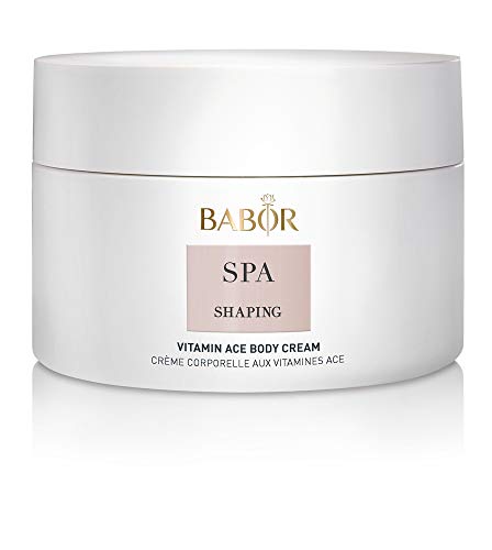 Babor Spa Shaping Vitamin Ace Body Cream, Reichhaltige Anti-Aging Körpercreme, Schützt Vor Umweltbedingter Hautalterung, Vegan, 200ml