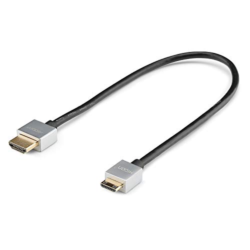 HICON 30cm HDMI- Typ A -> Typ C Adapter-Kabel 4K UHD ARC 3D HighSpeed kurz hochflexibel auf Mini Stecker 0,3m - HIM1-0030