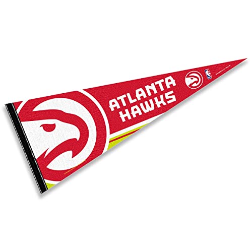 WinCraft Atlanta Hawks Pennant Full Size 12" X 30"