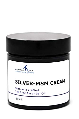 Silber-MSM Crème mit aus wildsammlung australisches Teebaumöl - 60 ml