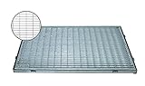 ACO Schuhabstreifer Gitterrost mit Zarge MW 30/10 Eingangsrost Normrost Abstreifer Rost, Größe:60 x 40 cm