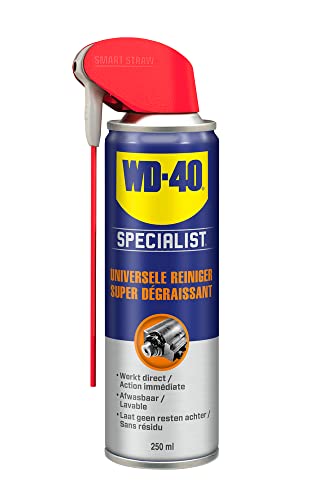 WD-40 Spezialist, schnell wirkendes universelles Reinigungsspray mit intelligentem Strohhalm, Entfetter, Entfernt Öl, Schmutz und Fett, 250 ml