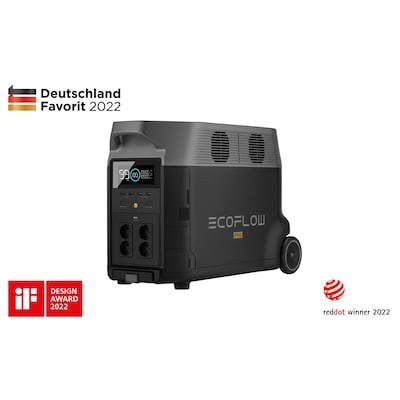 ECOFLOW Delta Pro Powerstation Li-Ion Schwarz