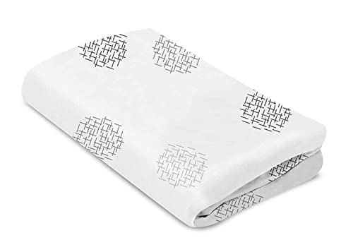 4moms, Matratzenbezug für elektrisches 3D-Babybett mamaRoo Sleep Matratze, Baumwolle & Polyester, weiß