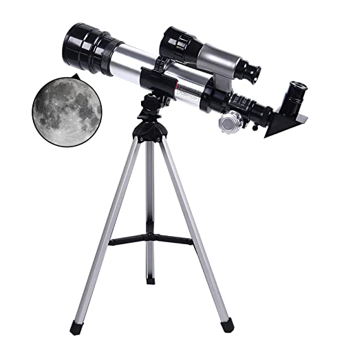 Telescopes, Children's Telescopes with 74mm Aperture, Multilayer Optics Astronomical Refraction Telescopes with Mobile Phone Adapter, Birthday Gifts QIByING