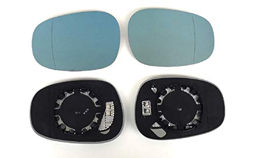 Nicht abblendbar! Ab Facelift! Pro!Carpentis Spiegelglas links + rechts SET kompatibel mit E90 E91 ab Facelift 2008 1er E81 E87 ab Facelif 2010
