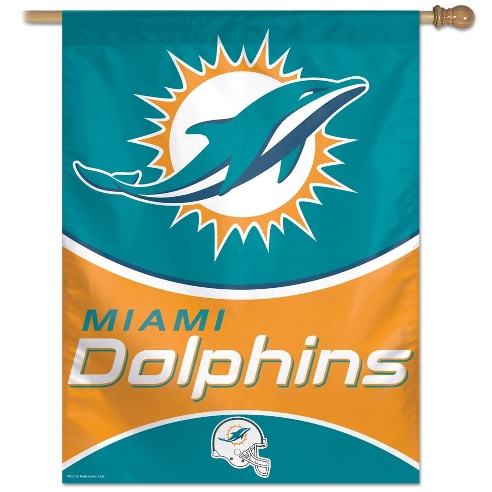 NFL Banner-Flagge 67 x 92 cm Miami Dolphins