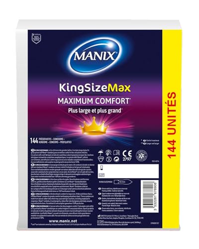 Manix King Size Kondome – Mega Pack of 144