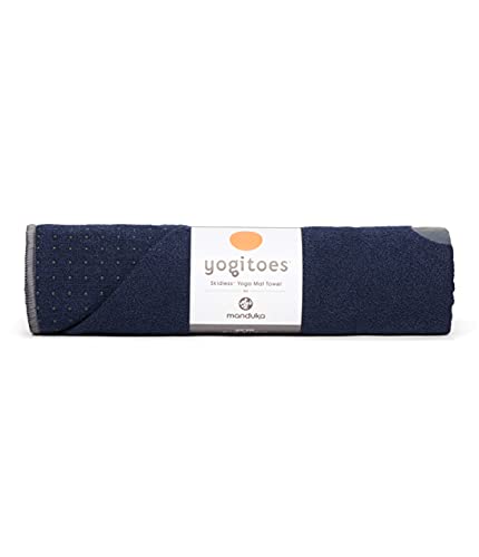 Manduka Yogitoes® Yoga Mat Towel - Midnight (Blue) / Standard 71"" (180cm)