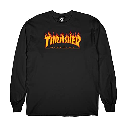 Thrasher Flame Long Sleeve Herren Langarm T-Shirt