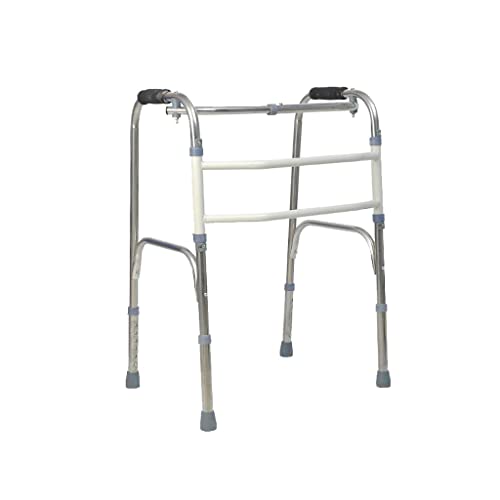 Rolling Walker für Senioren Faltbare Gehhilfe für Senioren, Gehhilfe für Erwachsene mit Rädern, tragbare Gehhilfe mit verstellbarer Höhe – einfach zu montieren