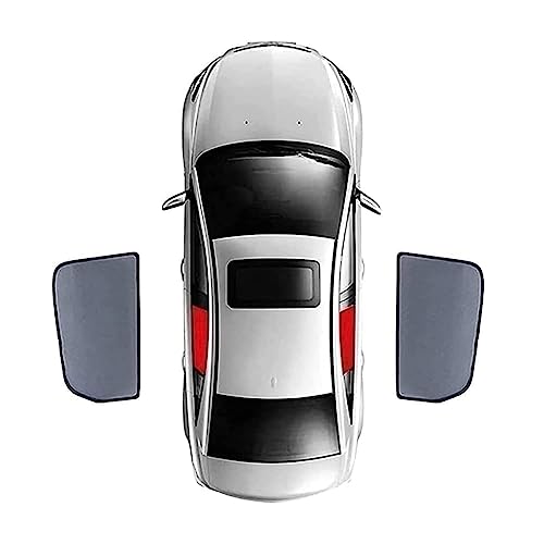 Auto-Seitenfenster-Sonnenschutz für Mercedes-Benz GLE Cooper GLE Coolpad,Vorne Hinten Seitenscheibe Atmungsaktives Staubschutz Privatsphäre Schutz,B-2pcs Rear Window
