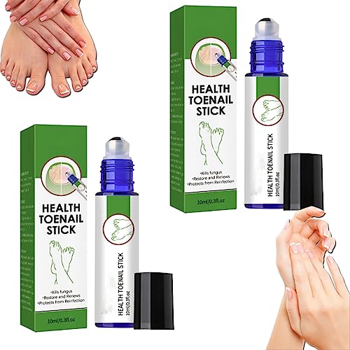 GFOUK 5 Days Nail Growth and Hardening Repair Roller, Nail Repair Essence Roller, South Moon Nail Care Roller Balls, Nail Care Roller Balls, Roller Ball Massage to moisturize Nails (2pcs)