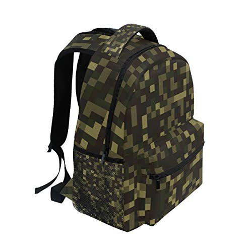 FANTAZIO Rucksäcke schöne Camouflage Schultasche Daypack One Size 9