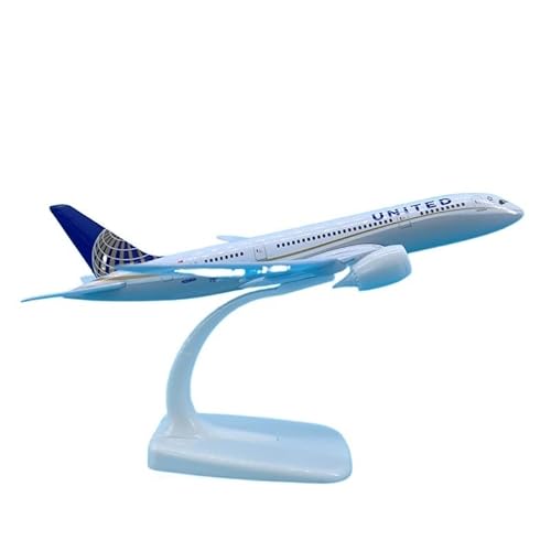 ZYAURA Für: 20cm 1/400 Collectibles B787 United Airlines Modell Flugzeug Spielzeug Flugzeug Druckguss