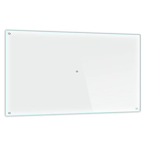 Funkenschutzplatte Glas Kaminofen Durchsichtig Transparent 80 cm Kamin Platte Bodenplatte