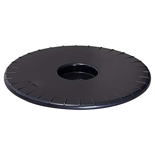 WAGNER Pflanzenroller - ULTRAFLAT - ABS Kunststoff, schwarz, Durchmesser 30 x 2,5 cm, softe Rollen, Tragkraft 100 kg - 20044801